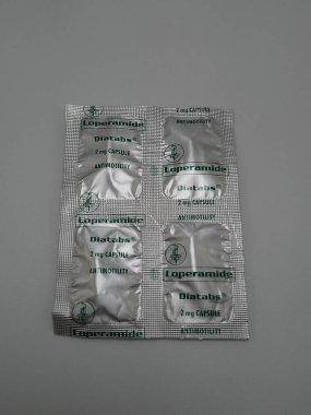 MANILA, PH - NOV 26 - Loperamide anti-hareketlilik kapsülü 26 Kasım 2020 