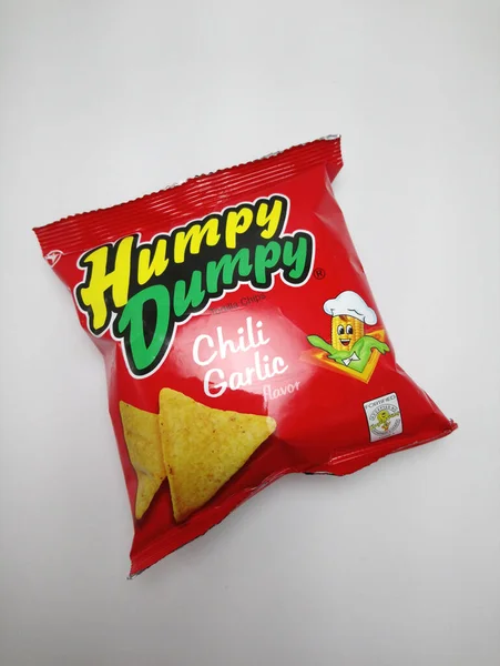 Manila Nov Humpy Dumpy Tortilla Chips Chili Garlic Flavor November — Stock Photo, Image