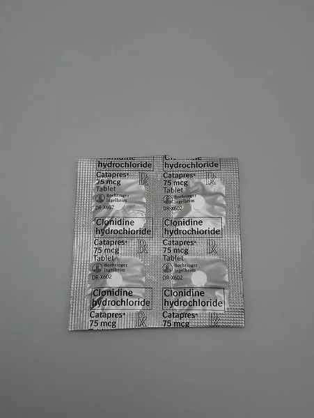 Manila Nov Clonidine Hydrochloride Catapres Tablet Noviembre 2020 Manila Philippines —  Fotos de Stock