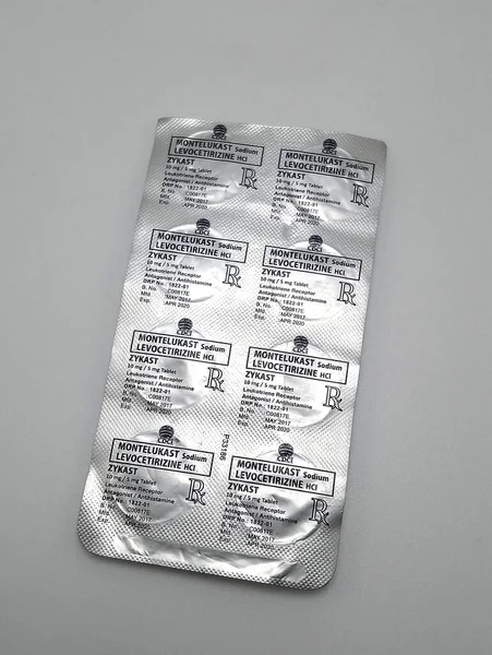 Manila Nov Zykast Tablettantagonist Och Antihistamin Den November 2020 Manila — Stockfoto