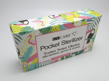 MANILA, PH - NOV 11 - UV cep sterilizatörü 11 Kasım 2020, Manila, Filipinler.