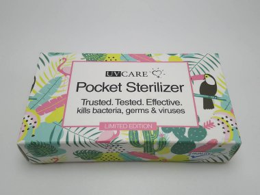 MANILA, PH - NOV 11 - UV cep sterilizatörü 11 Kasım 2020, Manila, Filipinler.