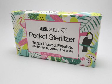MANILA, PH - NOV 11 - UV cep sterilizatörü 11 Kasım 2020, Manila, Filipinler.