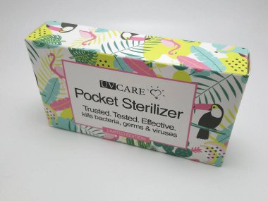 MANILA, PH - NOV 11 - UV cep sterilizatörü 11 Kasım 2020, Manila, Filipinler.