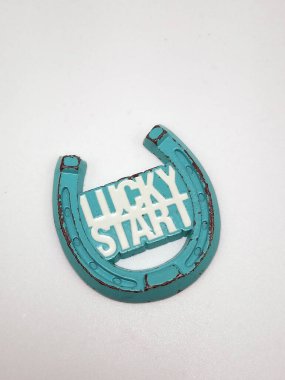 MANILA, PH - NOV 11 - Şanslı başlangıç at nalı hatırası 11 Kasım 2020, Manila, Filipinler.