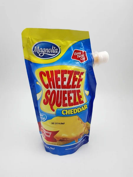 Manila Nov Magnolia Cheezee Squeezee Cheddar Cheese November 2020 Manila — Foto de Stock