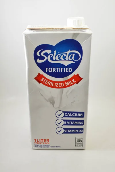 Manila Julio Selecta Leche Esterilizada Fortificada Julio 2021 Manila Filipinas — Foto de Stock