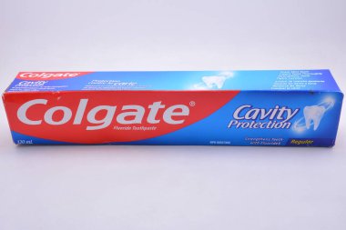 MANILA, PH - JULY 9 - Colgate cavity protection toothpaste on July 9, 2021 in Manila, Philippines.