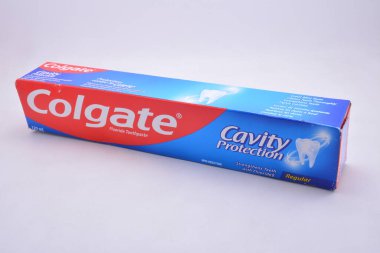 MANILA, PH - JULY 9 - Colgate cavity protection toothpaste on July 9, 2021 in Manila, Philippines.
