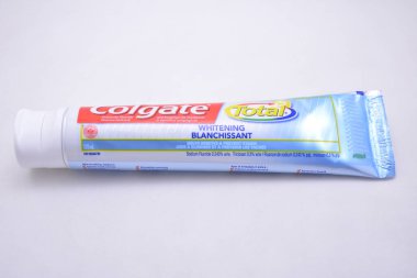MANILA, PH - JULY 9 - Colgate total whitening toothpaste on July 9, 2021 in Manila, Philippines.