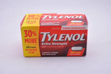 MANILA, PH - JULY 9 - Tylenol extra strength pain relief on July 9, 2021 in Manila, Philippines.