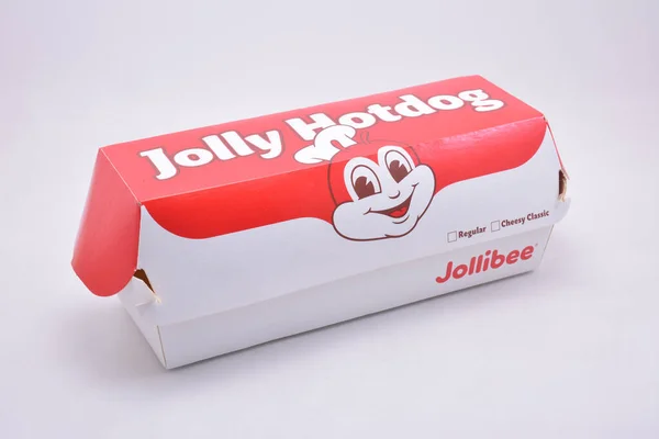Manila Juli Jollibee Jolly Hotdog Juli 2021 Manilla Filipijnen — Stockfoto