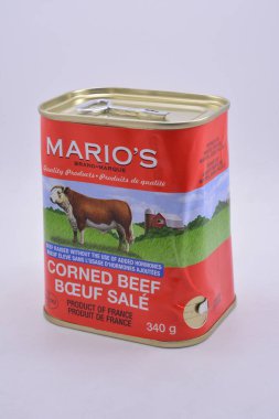 MANILA, PH - JULY 9 - Marios corned beef on July 9, 2021 in Manila, Philippines.