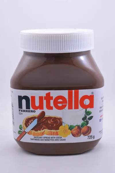 Manila July Nutella Hazelnut Spread Cocoa July 2021 Manila Philippines — Stok Foto