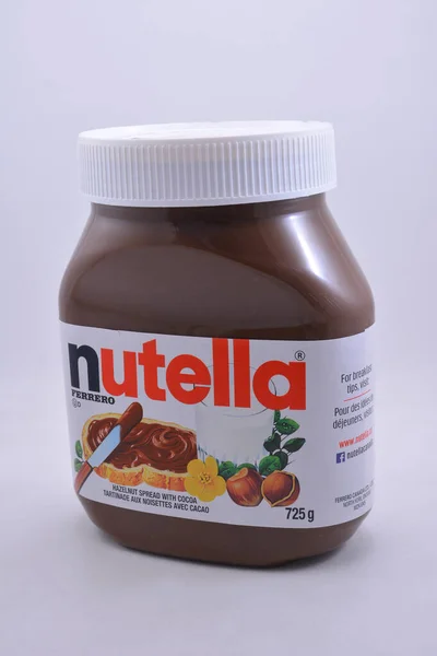 Manila Juli Nutella Haselnussaufstrich Mit Kakao Juli 2021 Manila Philippinen — Stockfoto