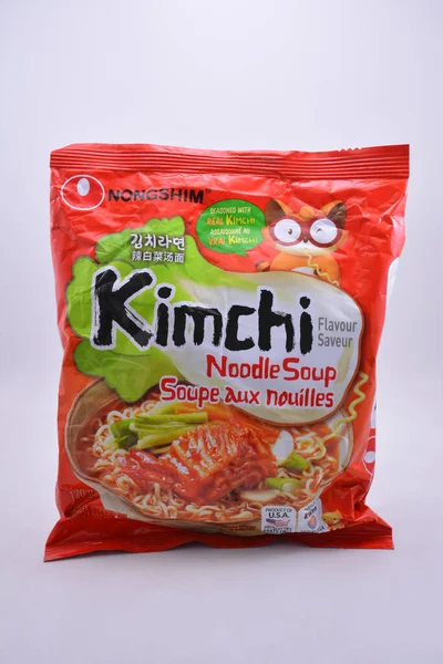 Manila July Nongshim Kimchi Noodle Soup July 2021 Manila Philippines — Stockfoto