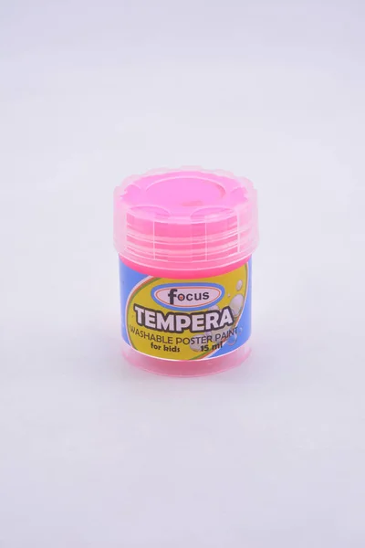 Manila Ιουλίου Focus Tempera Washable Poster Paint Pink Color July — Φωτογραφία Αρχείου