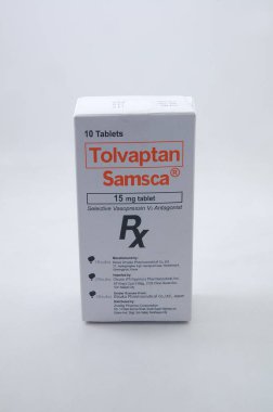 MANILA, PH - 14 Temmuz - Tolvaptan Samsca Tableti 14 Temmuz 2021, Manila, Filipinler.