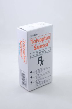 MANILA, PH - 14 Temmuz - Tolvaptan Samsca Tableti 14 Temmuz 2021, Manila, Filipinler.