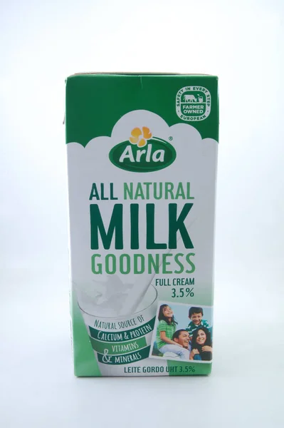 Manila Ιουλίου Arla Φρέσκο Γάλα Στις Ιουλίου 2021 Στη Μανίλα — Φωτογραφία Αρχείου