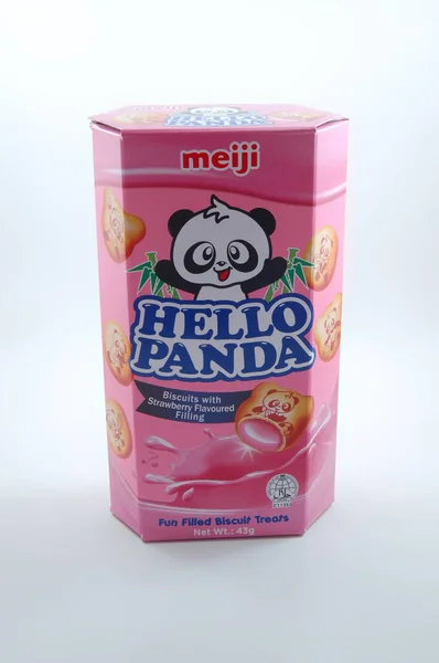 Manila Ιουλίου Meiji Hello Panda Γεύση Φράουλας Στις Ιουλίου 2021 — Φωτογραφία Αρχείου