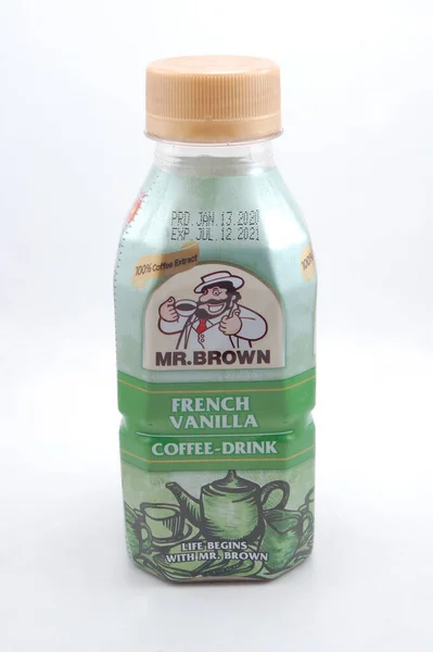 Manila Július Mister Brown French Vanília Coffee Drink July 2021 — Stock Fotó