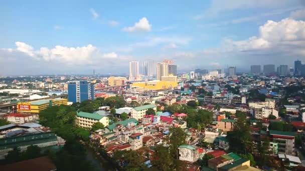 Quezon City 5月11日 フィリピンのケソン市で5月11日の昼間の概要します — ストック動画