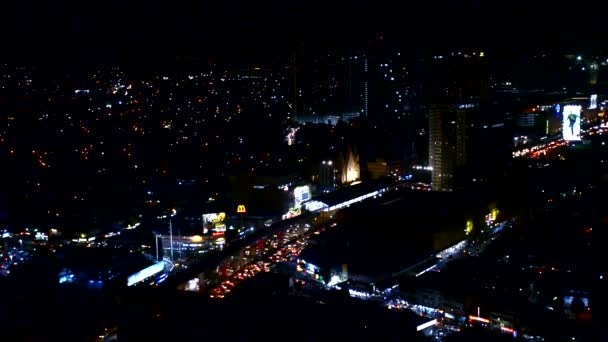 Quezon City Apr フィリピンのケソン市で4月の28 2019で都市の概要します ケソン市は フィリピンのマニラの北東 グアダルーペ高原に位置しています — ストック動画