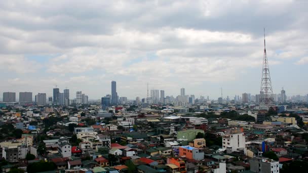 Quezon City Maggio Quezon City Panoramica Durante Giorno Maggio 2019 — Video Stock