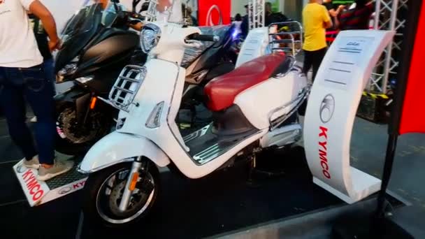 Pasig March Kymco Motorcycle 2Nd Ride March 2020 Metrotent Conference — 图库视频影像