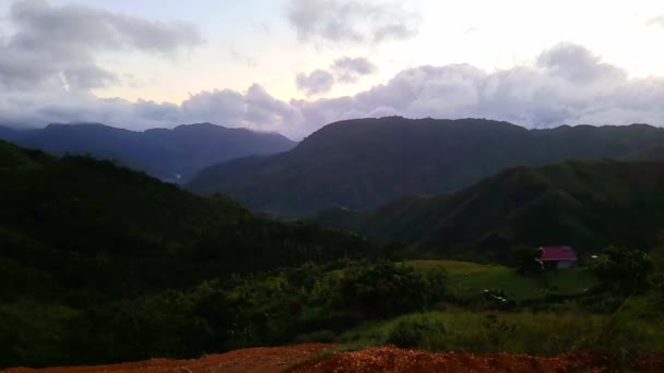 Vista Montaña Desde Arriba Durante Día Treasure Mountain Tanay Rizal — Vídeos de Stock