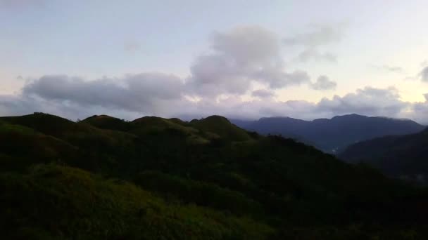 Vista Montaña Desde Arriba Durante Día Treasure Mountain Tanay Rizal — Vídeos de Stock