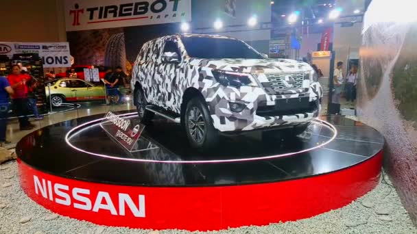 Pasay May Nissan Mayo 2018 Trans Sport Show Smx Convention — Vídeos de Stock