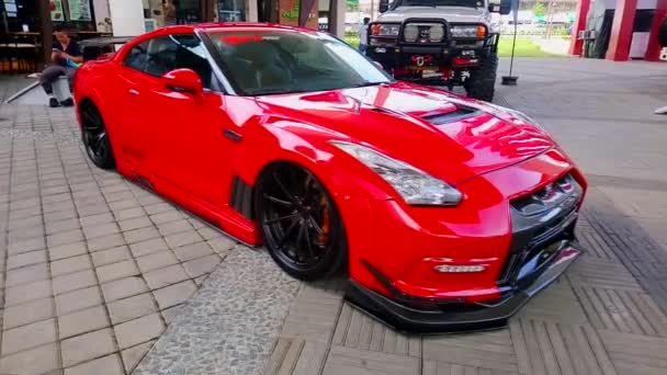 Quezon City Cze Nissan Gtr Czerwca 2019 Sportline Magazine Auto — Wideo stockowe