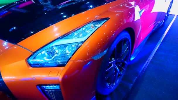 Pasay Temmuz Nissan Gtr Temmuz 2019 Filipin Otomobil Fuarı Nda — Stok video