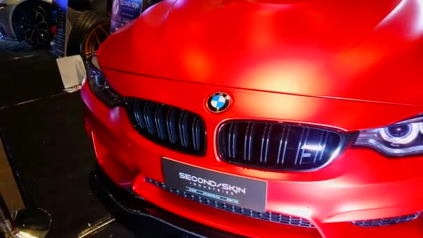 Pasay July Bmw Car July 2019 Philippine Autocon Car Show — Stock Video