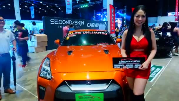 Pasay Lipiec Samochody Nieograniczone Stoisko Dniu Lipca 2019 Philippine Autocon — Wideo stockowe