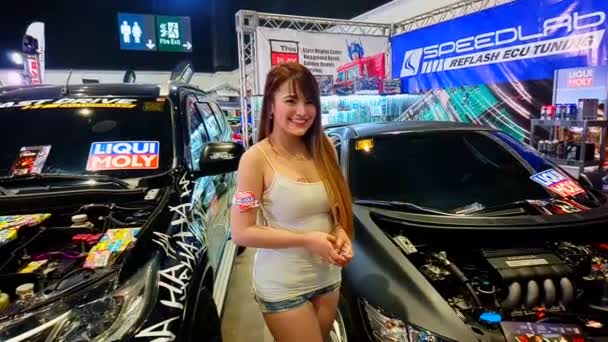 Pasay Luglio Stand Liquimoly Luglio 2019 Alla Fiera Automobilistica Filippina — Video Stock