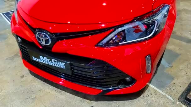 Pasay Juli Toyota Vios Den Juli 2019 Filippinsk Bilmässa Smx — Stockvideo