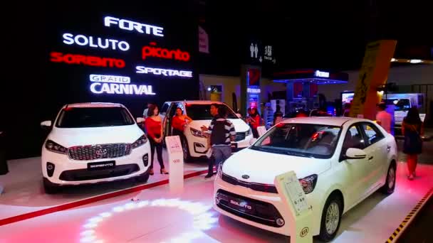 Pasay Aprile Stand Kia Manila International Auto Show Aprile 2019 — Video Stock