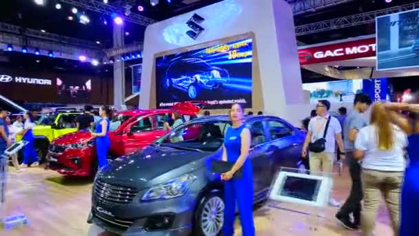 Pasay Aprile Stand Suzuki Manila International Auto Show Aprile 2019 — Video Stock