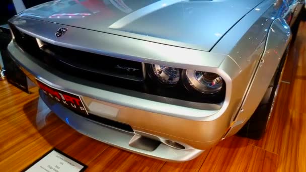 Pasay May Dodge Challenger May 2019 Trans Sport Show Smx — Stock Video