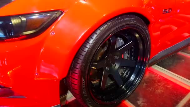 Pasay Maggio Ford Mustang Maggio 2019 Trans Sport Show Smx — Video Stock