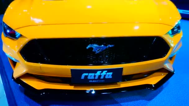 Pasay Maj Ford Mustang Maja 2019 Roku Trans Sport Show — Wideo stockowe