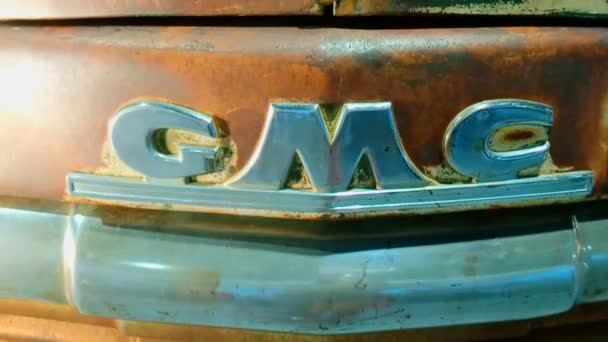Pasay May Gmc Vintage Pick Truck May 2019 Trans Sport — Stockvideo
