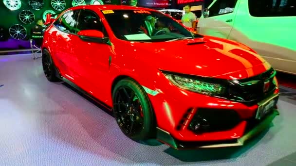 Pasay May Honda Civic May 2019 Trans Sport Show Smx — Stock Video