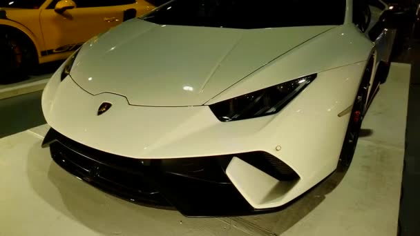 Pasay Mei Lamborghini Mei 2019 Trans Sport Show Smx Convention — Stockvideo