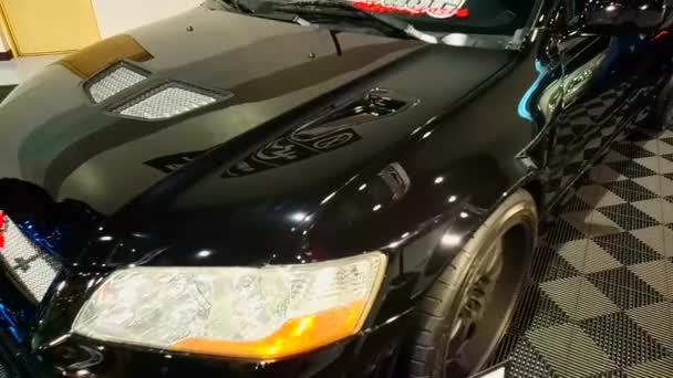 Pasay May Mitsubishi Lancer May 2019 Trans Sport Show Smx — Stockvideo