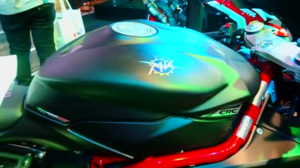 Pasay Haziran Moto Morini Motosiklet Haziran 2019 Tarihinde Makina Moto — Stok video