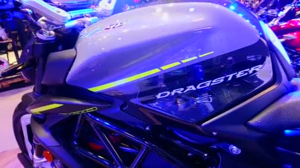 Pasay Junho Agusta Dragster Motorbike June 2019 Makina Moto Moto — Vídeo de Stock